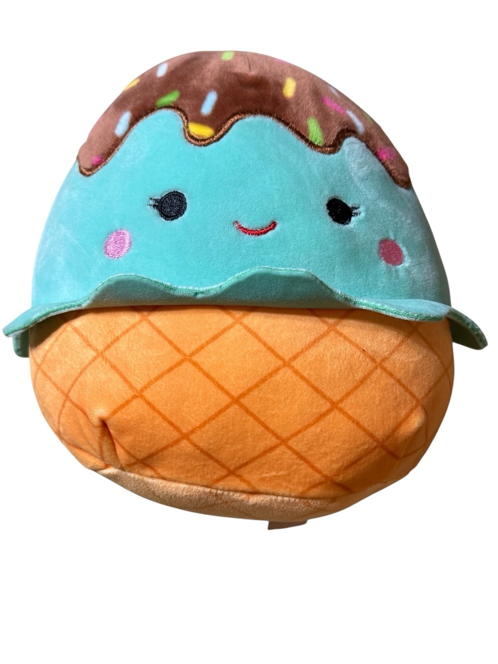 Maya Mint Ice Cream Squishmallow 8" FuzzAMallows Food Squad Authentic